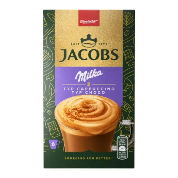 Jacobs 8x15,8G Cappucino Milka
