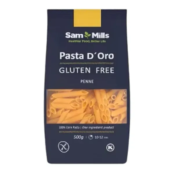 Sam Mills Pasta D'Oro 500G Penne Glutén mentes
