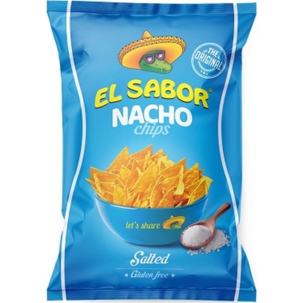 El Sabor 100G Nacho Chips Só /734/