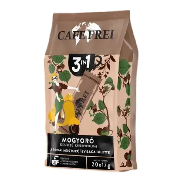 Cafe Frei 340G 3in1 Római mogyoró kávéspecialitás (20*17G)