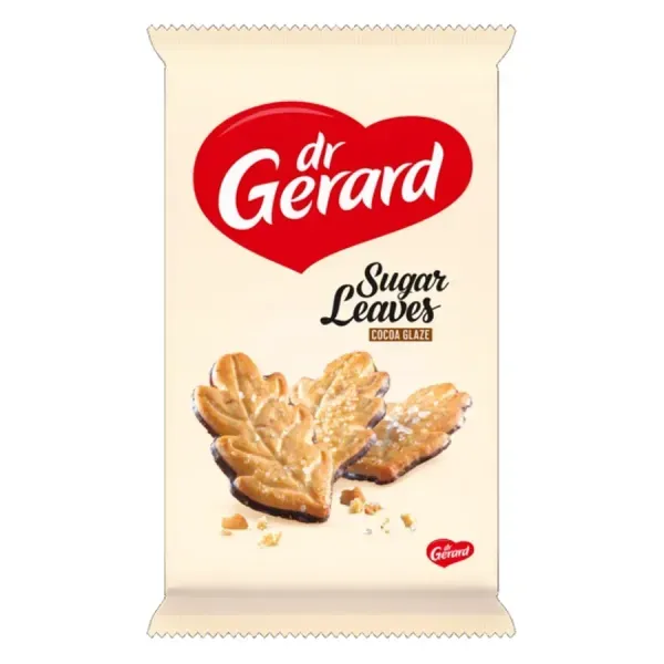 Dr. Gerard 165G Listek Deserowy Zdobiny Kakaós Mártott Cukros Levél