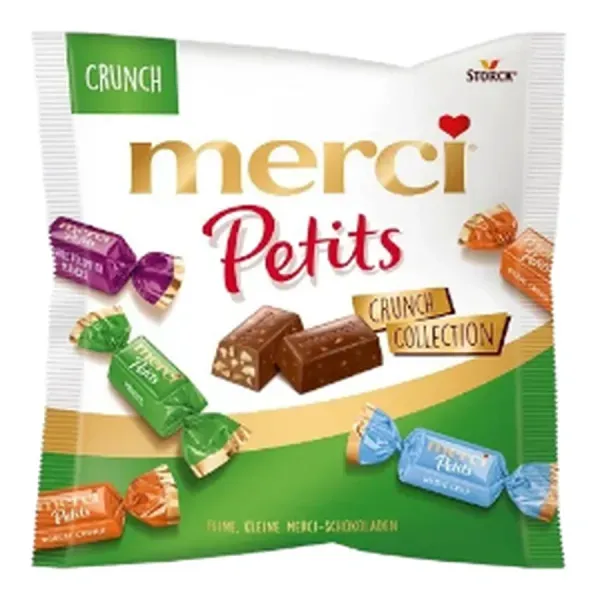 Merci Petits crunch collection zacskós 125 g