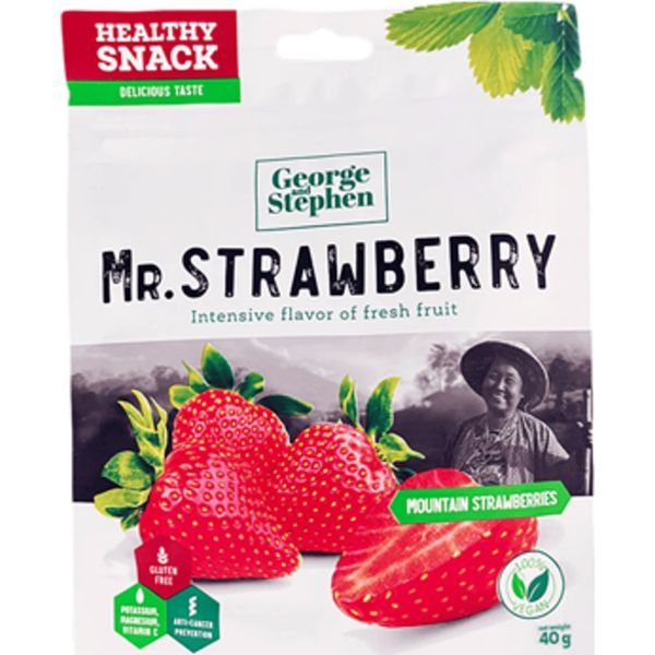 Mr. Strawberry 40G Prémium Aszalt Eper Egész