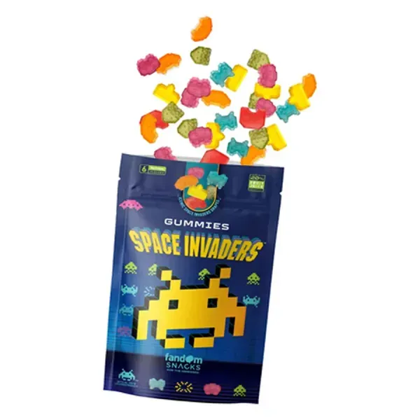 Gummies 125G Space Invaders - Gyümölcs ízű Gumicukor