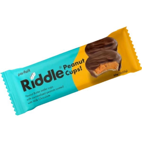 Riddle 50G Mogyoróvajas Csokikorongok Karamelizált Mogyoróval