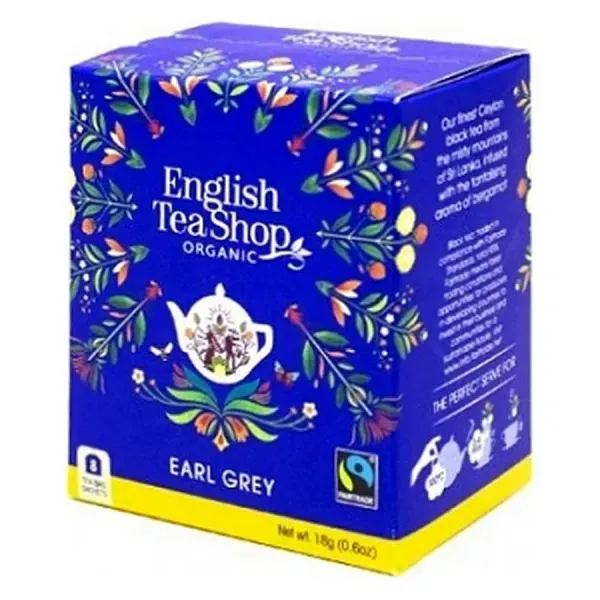 ETS 8 Earl Gray Bio Tea 18G (English Tea Shop)