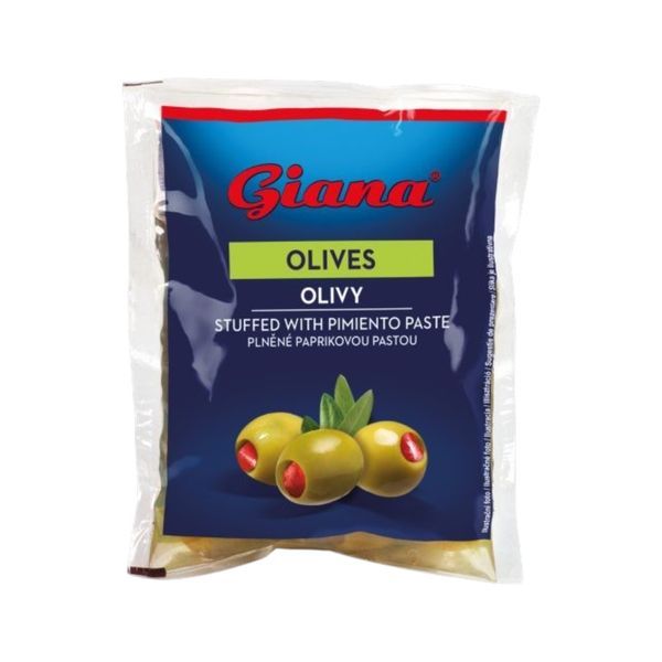 Giana 195G Zöld Olívabogyó Paprikával Töltve