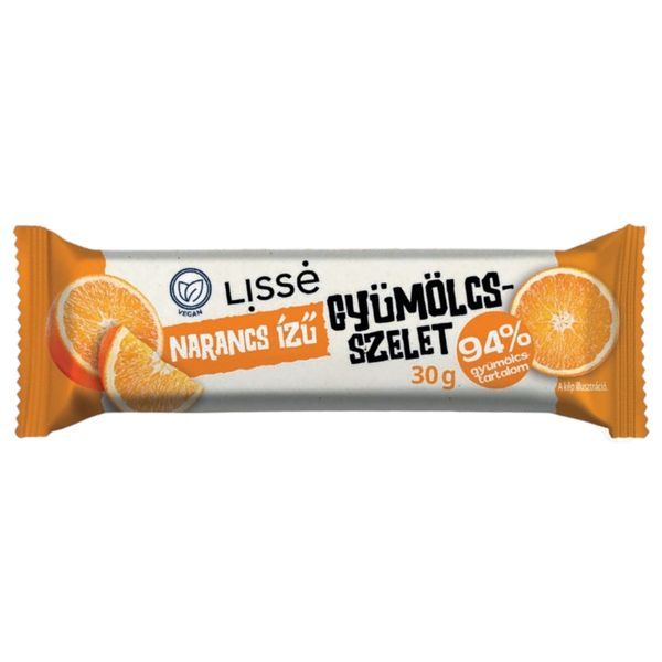 Lissé narancsos gyümölcsszelet (94%) 30 g