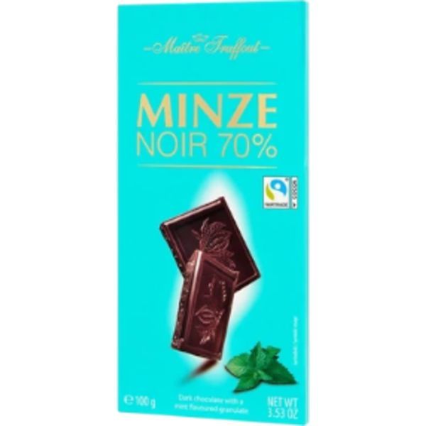 Maitre T. minze noir 70% 100 g