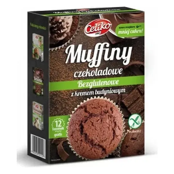 Celiko Muffin 310G Alappor Étcsokoládéval És Pudinggal Glutén Mentes,Vegán