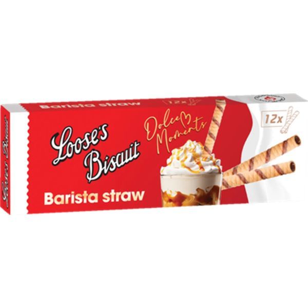 Loose's 144G Kakaós Bevonóval Kent Karamellizált Csíkos Ostyarúd