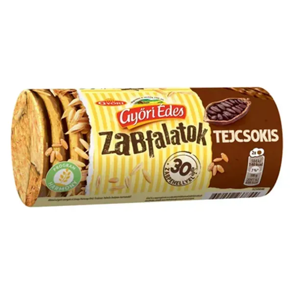 Győri Édes Zabfalatok 215G Csokis
