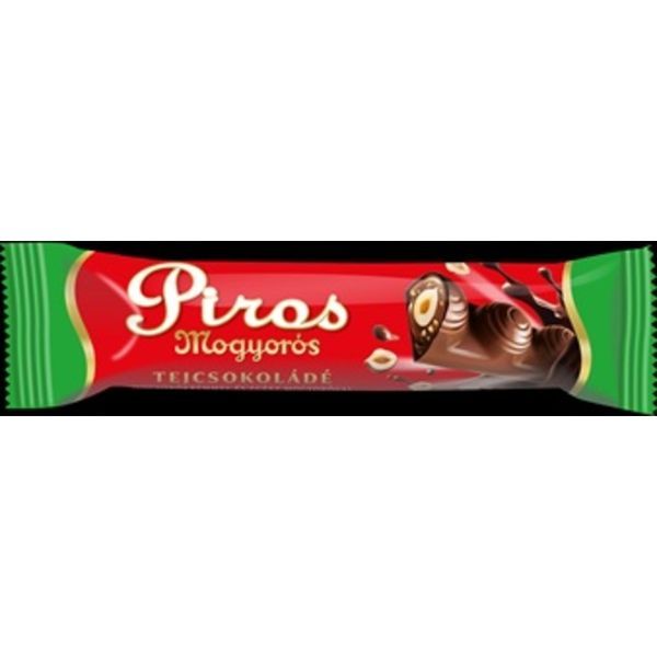 Piros Mogyorós 35G Tejcsokoládé