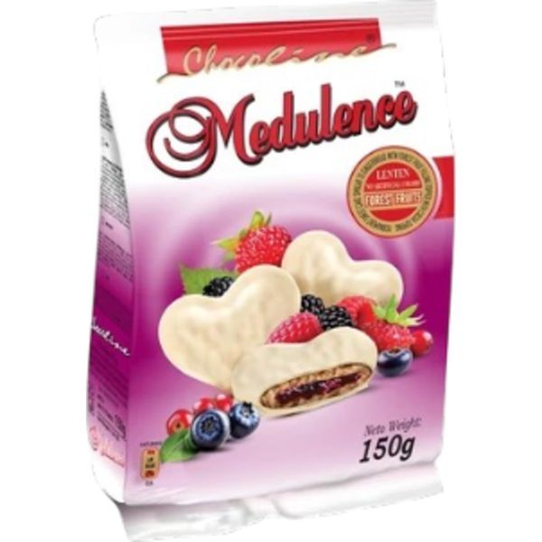Medulence Fehércsokis Puszedli Erdei gyümölcsös 150g