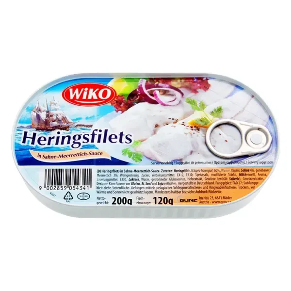 Wiko 200G Heringsfilet Sahne Meerettich