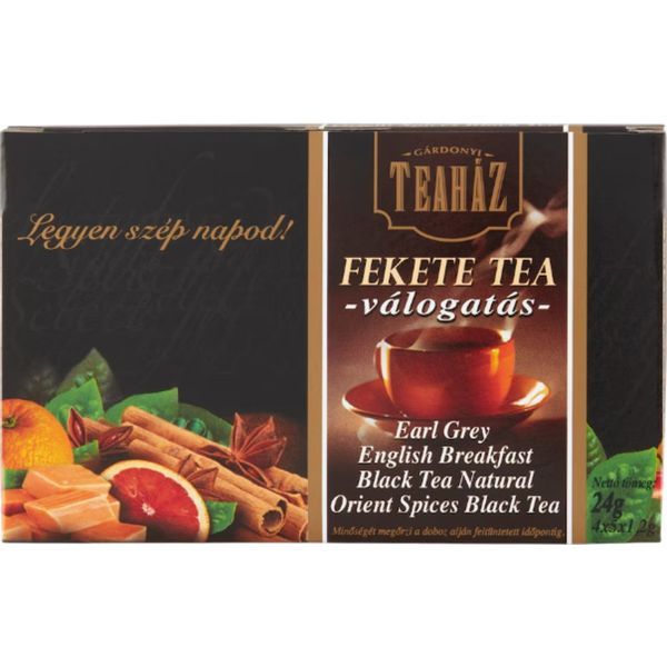 Gárdonyi Teaház 24g Fekete Tea Válogatás