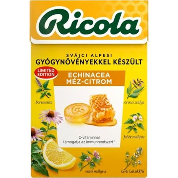 Ricola 40G Echinacea - Méz