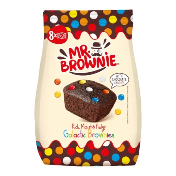 Mr. Brownie 200G Tejcsokoládés Drazséval (8*25g-zacskós)