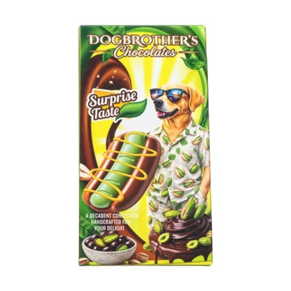 Dogbrother's 50G HOT-DOG Csoki Pisztácia
