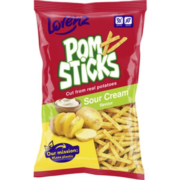 Lorenz Pomsticks 85G Sour Cream (Tejföl)