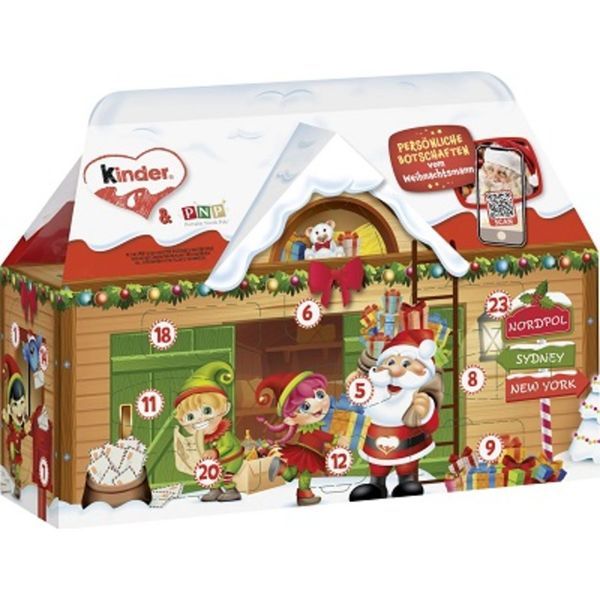 Kinder Mix 234G Adventi Kalendárium 3D Ház