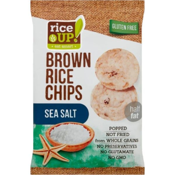 Rice Up 60G Brown Rice Chips Tengeri Sós
