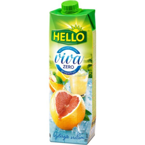 Hello Viva 1L Zero Grapefruit Gyümölcslé