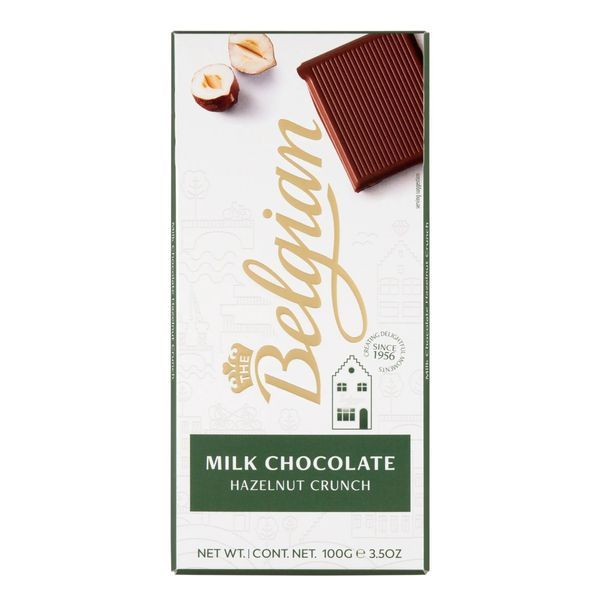 Belgian Milk Hazelnut Crunch 100G Tejcsokoládé Ropogós Mogyoróval BPTL1002