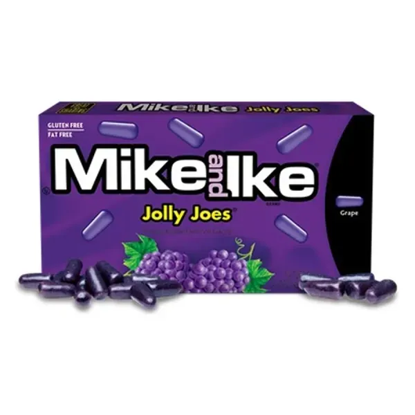 Mike and Ike 120G Jolly Joes Szőlő ízű Cukorka