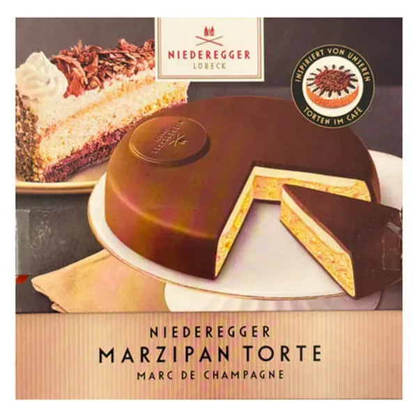 Niederegger 185G Marc De Champagne Marcipán Torta