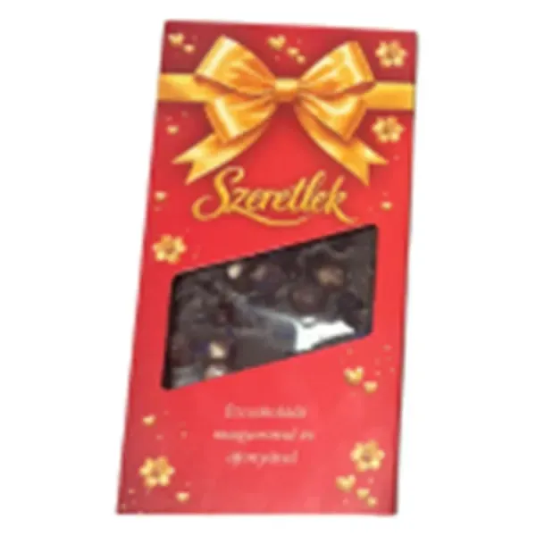 Chocolips szeretlek - étcsokoládé mogyoróval és áfonyával 100 g
