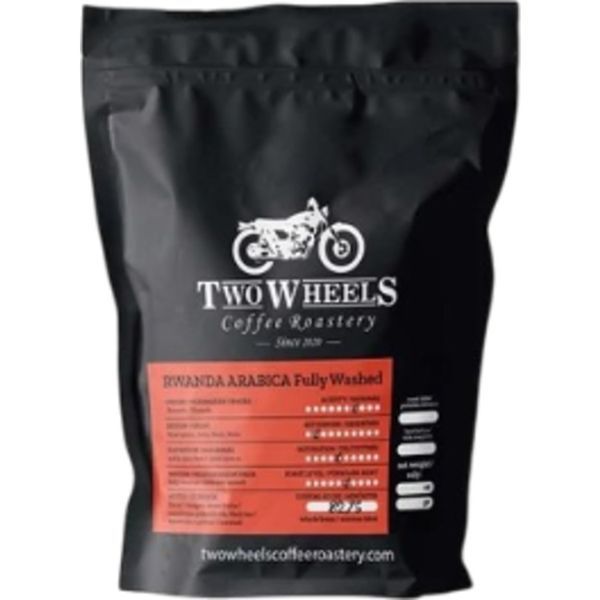 Two Wheels Rwanda Arabica Pörkölt Szemes Kávé 250G