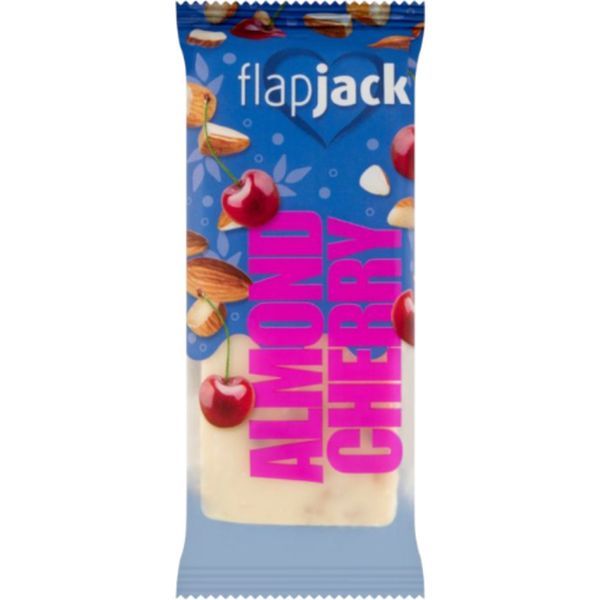 Flapjack 100G Zabszelet Almond&Cherry Fehércsoki bevonattal