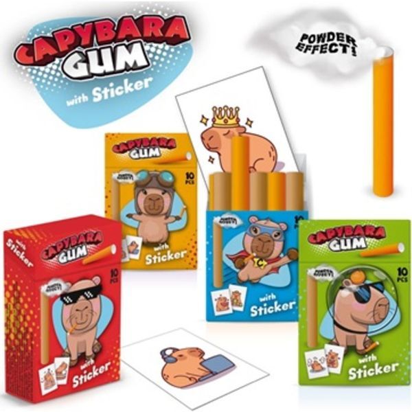Cigi Rágó 35G Dobozos Bubble Gum Stick Capybara 1303