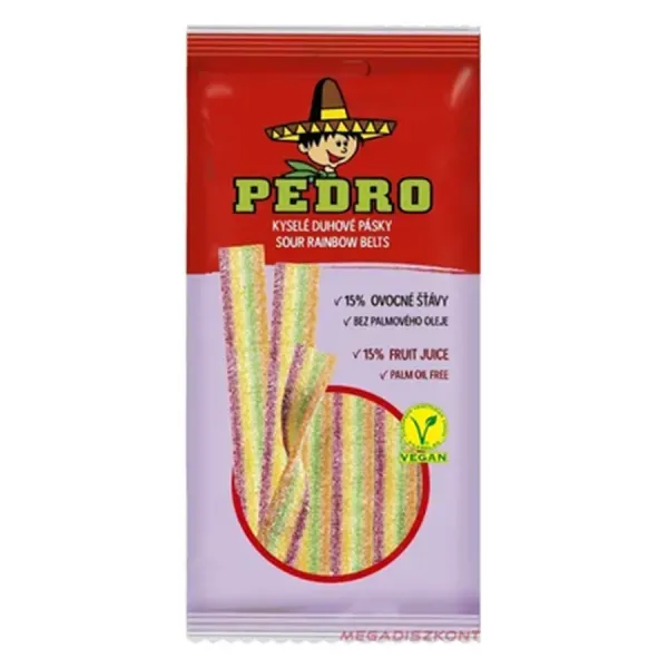 Pedro 80G Sour Rainbow Belts