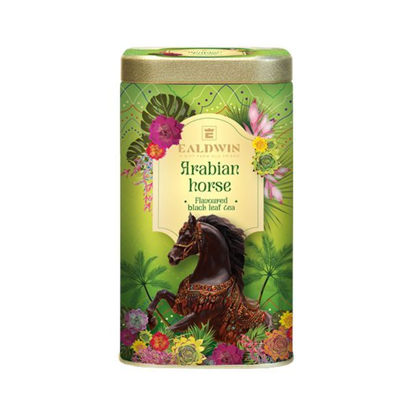 Ealdwin 100G Arabian Horse - Fekete Szálas Tea Fémdobozban