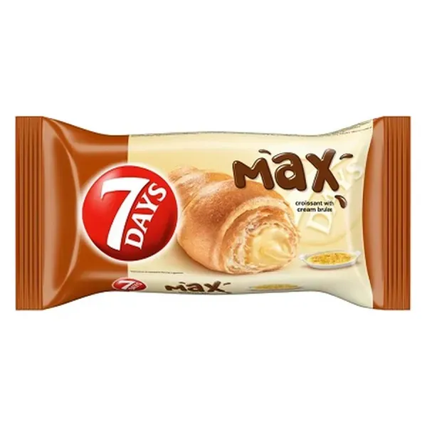 7 Days Croissant Double 80G Créme Brulée (Vanília-Karamell)