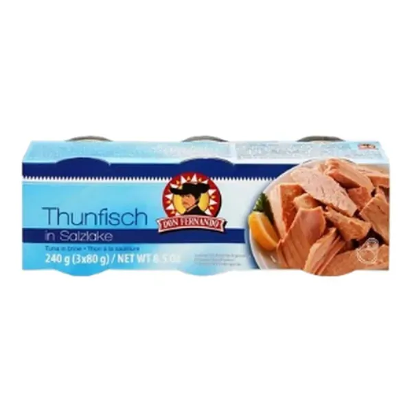 Don F. 240G Thunfisch in Salzlake 3x80G
