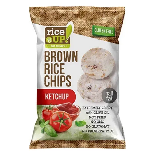 Rice Up 60G Brown Rice Chips Ketchup