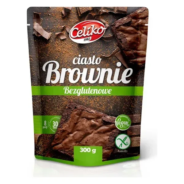 Celiko Brownie 300G Alappor Glutén Mentes,Vegán