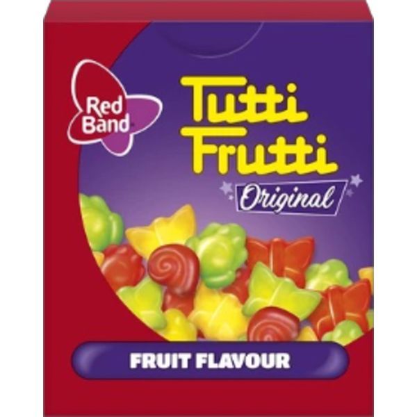 Red Band Tutti Frutti Gumicukor 15G Original CLTF0001
