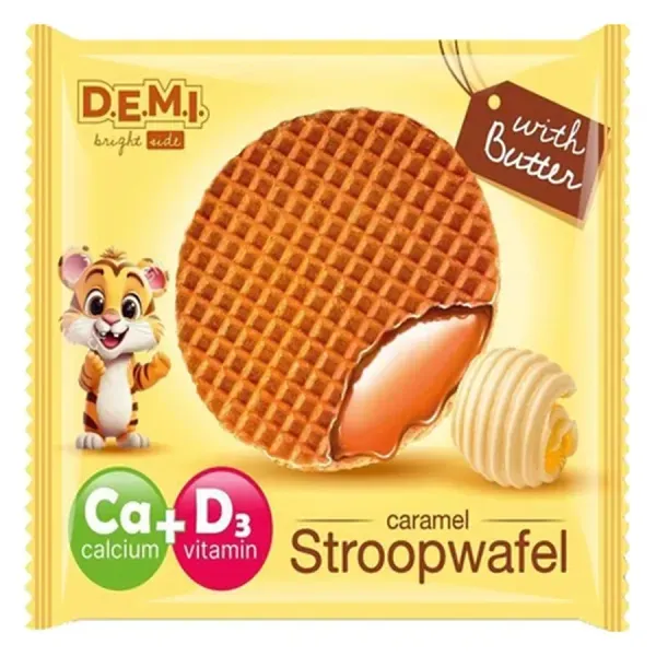 Demi Art 33G Holland szirupos ostya vajjal KIDS D3+CA