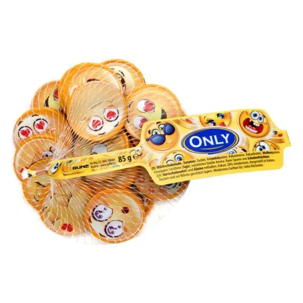 Only 85G Hálós Emoji Csoki