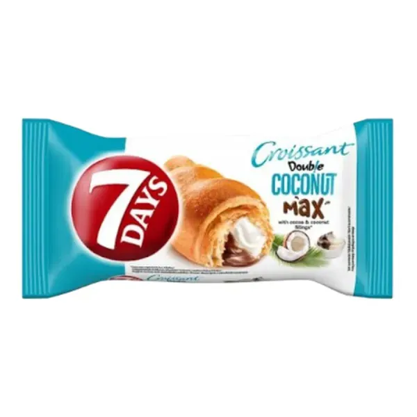 7 Days Croissant Double 80G Kakaó-Kókusz