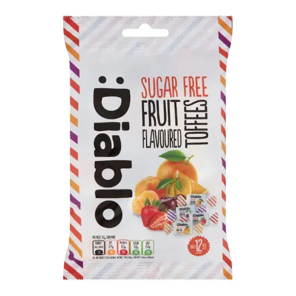 Diablo 75G Gyümölcskaramella (cukormentes)