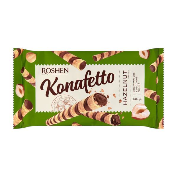 Roshen 140G Konafetto Mogyorókrémes Ostyarudak