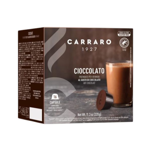 Carraro Cioccolato kávékapszula 16db (Dolce Gusto kompatibilis)