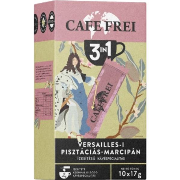 Cafe Frei 170G 3in1 Versailles-i Pisztáciás-marcipán kávéspecialitás (10*17G)