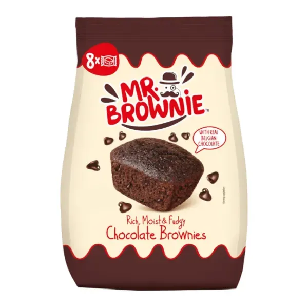 Mr. Brownie 200G Csokoládé Darabos (8*25g-zacskós)