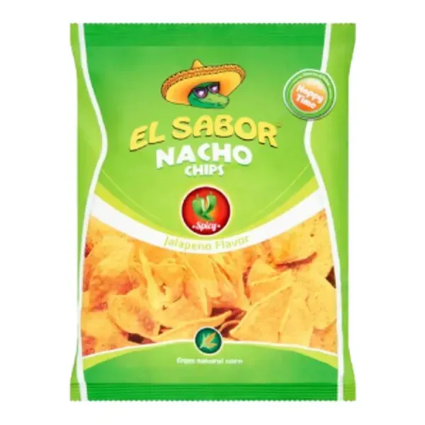 El Sabor 100G Nacho Chips Jalapeno